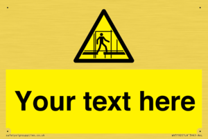 Custom Scaffold Incomplete Sign